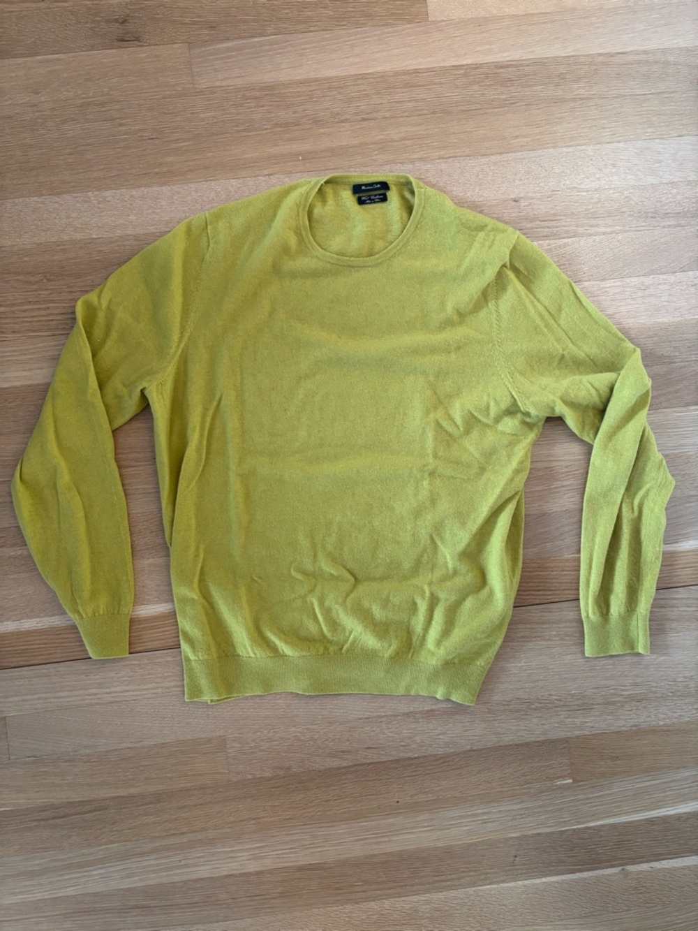 Massimo Dutti Wool Cashmere Blend Men's Sweater - Lightweight Knit